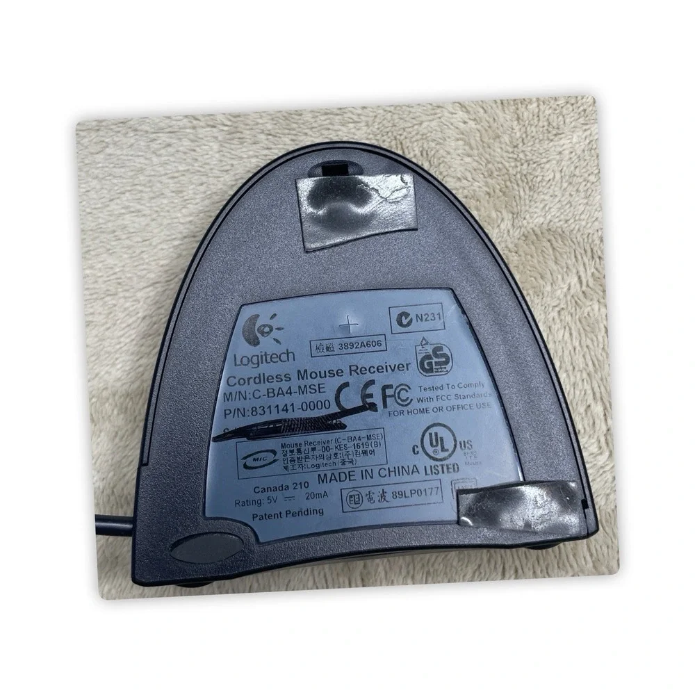 Logitech Cordless Mouse M-RR95‎ & Receiver C-BA4-MSE